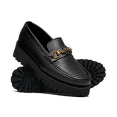 High Sole Black Shoe FU02