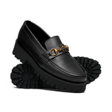 High Sole Black Shoe FU02