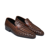 Brown Woven Shoe FA04