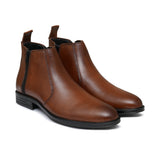 Brown Zip Chelsea Boots PD05