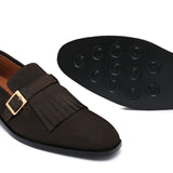 Choco Brown Leather Shoe Ph01