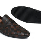 Elegant Woven Cut Shoe PA46