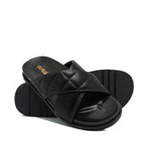 Black Cross Slipper SA154