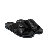 Black Cross Slipper SA154