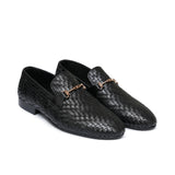 Black Woven Shoes FA05