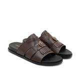 Brown Royal Crest Slipper SA95
