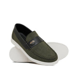 Kids' Green Suede Shoe Lak03