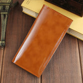 Men Leather Mustad Long Wallet Q9P