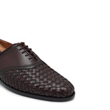 Brown Woven Lace Shoe PH21