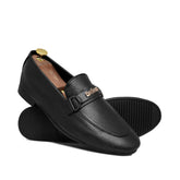 Black Fashion Buckle Folding Shoe PA40