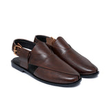 Brown Peshawari Chappal Da39