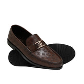 Classic Embossed Brown Shoe FZ43