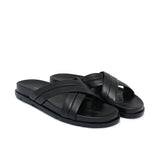 Black Cross Slipper SA129
