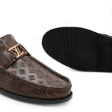 Classic Embossed Brown Shoe FZ43