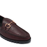 Burgundy Leather Shoe Ph06