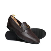 Brown LV Embossed Shoe PA06