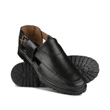 Classic Black Peshawari Chappal DAZ1