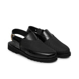 Elegant Black Peshawari Sandal DZ60
