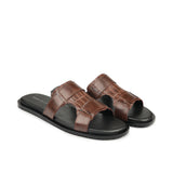 Croc-Textured Slipper SA75