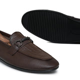 Brown Croc Embossed Folding Shoe PA41