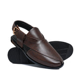 Brown Peshawari Chappal Da39