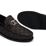 Classic Brown Textured Shoe FZ55