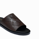 Brown Woven Mild Slipper SA22