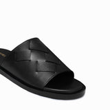 Black Woven Mild Slipper SA27