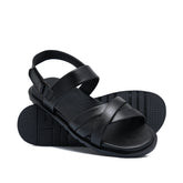 Black Strap Sandal Da42