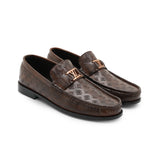 Classic Embossed Brown Shoe FZ43