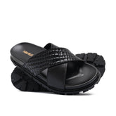 Black Cross Slipper SA107