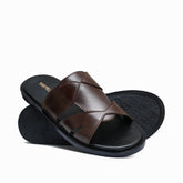 Brown Cross Slipper SA34