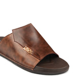 Handcrafted Brown Slippers SA81