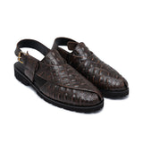 Brown Croc Sandal DJ08