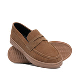 Camel Brown Suede Shoe LU13