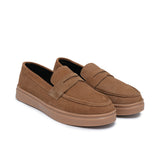 Camel Brown Suede Shoe LU13