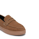 Camel Brown Suede Shoe LU13