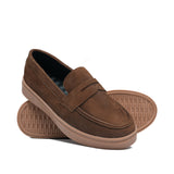 Choco Brown Suede Shoe LU14