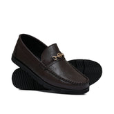 Kids' Elegant Dark Brown Shoe Lak09