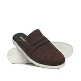 Choco Brown Suede Mule LZ02