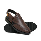 Timeless Brown Leather Peshawari Sandal DZ44