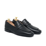 Black Croc Embossed Shoe PH25