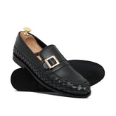 Black Woven Style Shoe FZ04