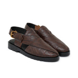 Timeless Brown Leather Peshawari Sandal DZ44