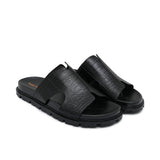 Black Croc Slipper SA156