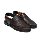 Dark Brown Peshawari Chappal DZ10