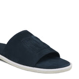 Imported Blue Suede Slipper SH02
