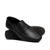 Black Frill Loafer LS18