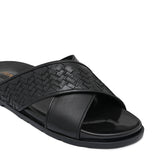 Black Cross Slipper SA157
