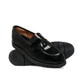 Black Patent Tassel Shoe FZ05